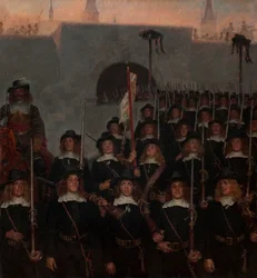 Studenten vertrekken om Kopenhagen te verdedigen in 1658
